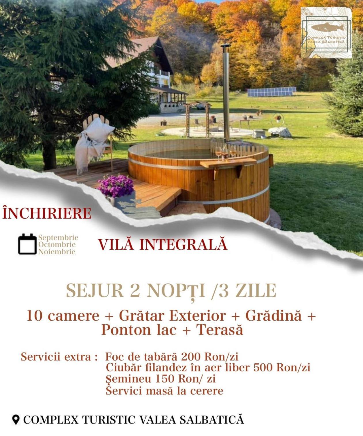 Valea Salbatica Hotel Sinca Noua Eksteriør billede